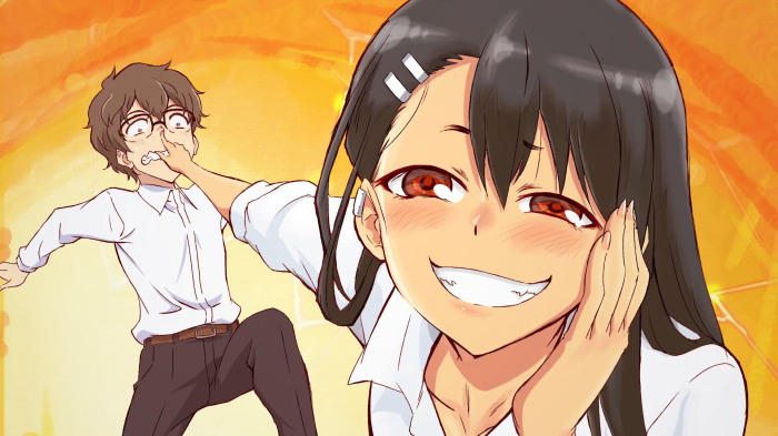 Hayase Nagatoro and Naoto Hachioji from Dont Toy With Me, Miss Nagatoro