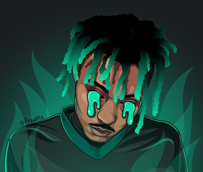 Juice Wrld 4K Digital Art