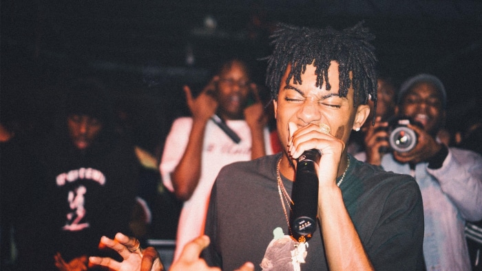 Playboi Carti performing on stage