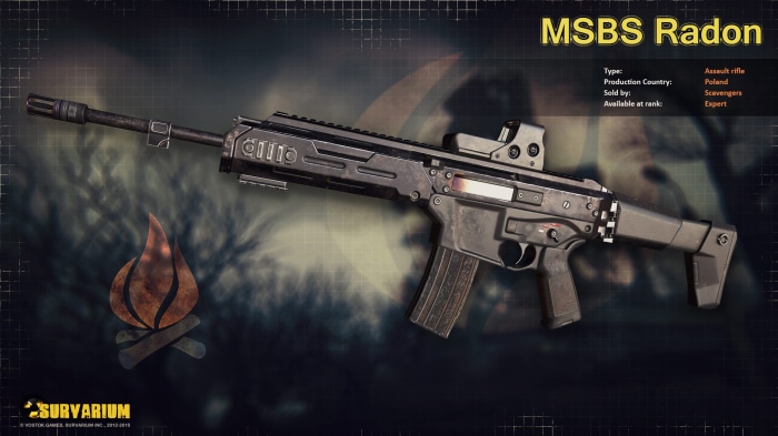 MSBS Radon assault rifle from Survarium