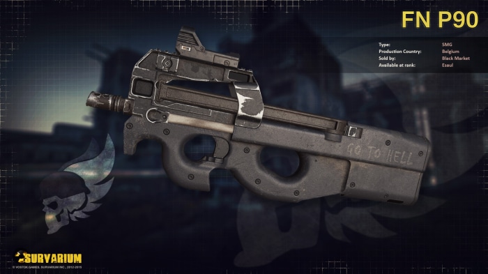 FN P90 SMG from Survarium