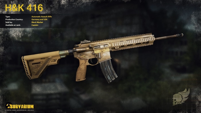 H&K 416 Automatic Assault Rifle from Survarium
