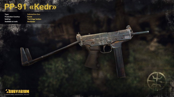 PP-91 Kedr Submachine Gun from Survarium