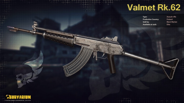 Valmet Rk.62 assault rifle from Survarium