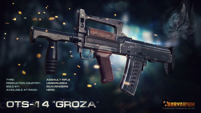 OTS-14 "Groza" Assault Rifle from Survarium