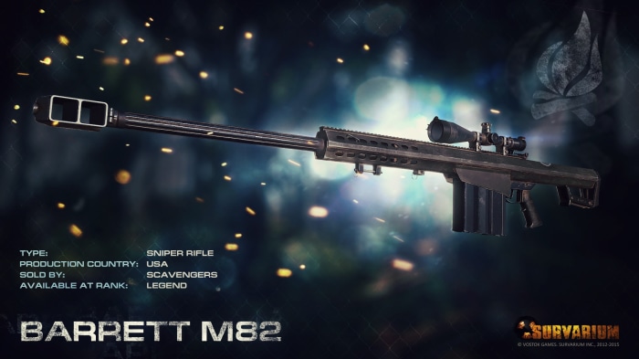 Barrett M82 Sniper Rifle from Survarium