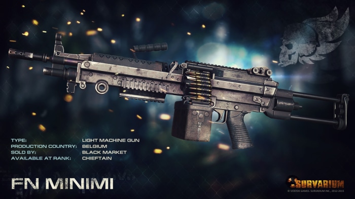 FN Minimi Light Machine Gun from Survarium