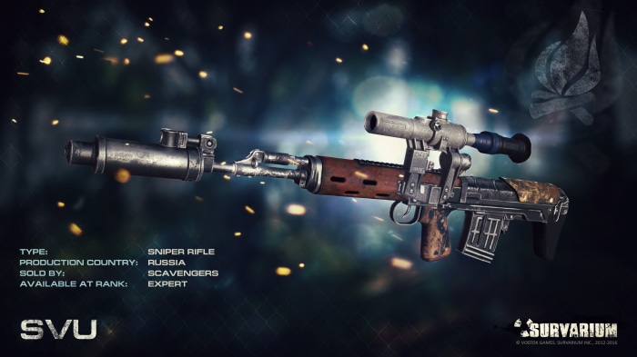 SVU Sniper Rifle from Survarium
