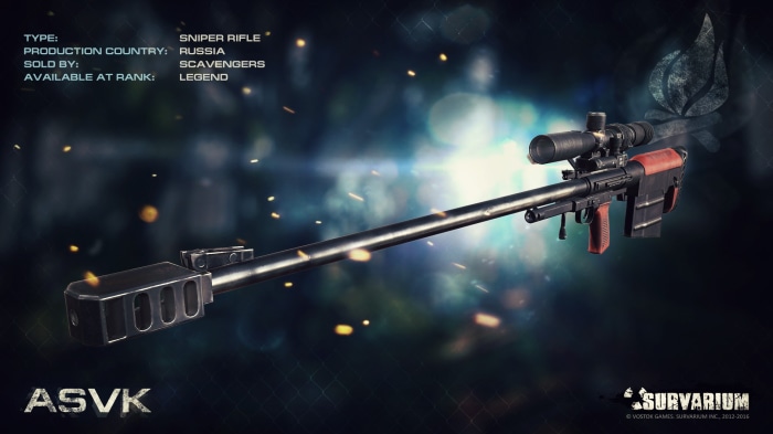 ASVK Sniper Rifle from Survarium