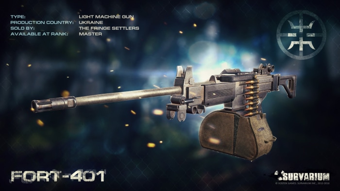 FORT-401 Light Machine Gun from Survarium