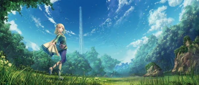 Cayna from In the Land of Leadale in a forest