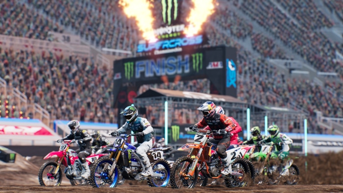 Monster Energy Supercross 5 Motocross Race