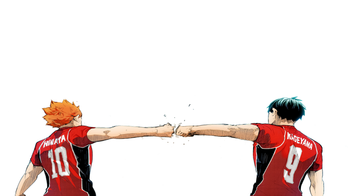 Shoyo Hinata and Tobio Kageyama from Haikyu!!