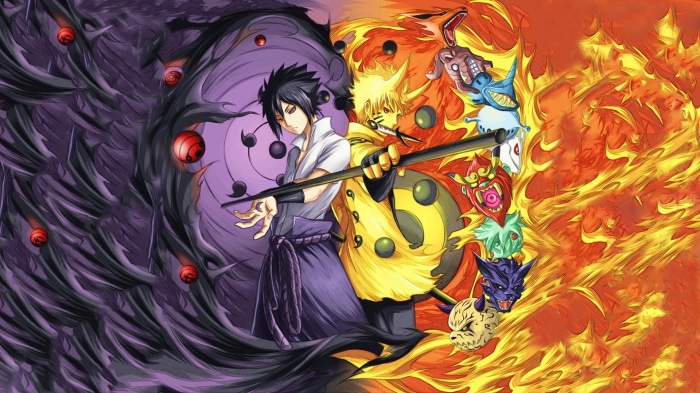 Naruto and Sasuke from Naruto