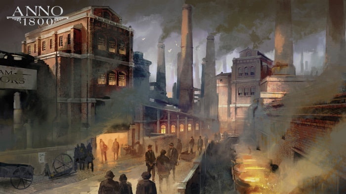 Anno 1800 industrial cityscape