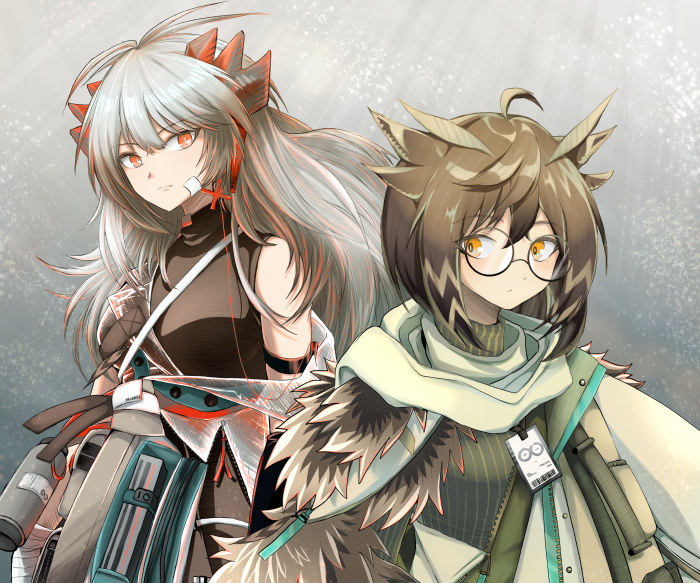 Silence and Saria from Arknights
