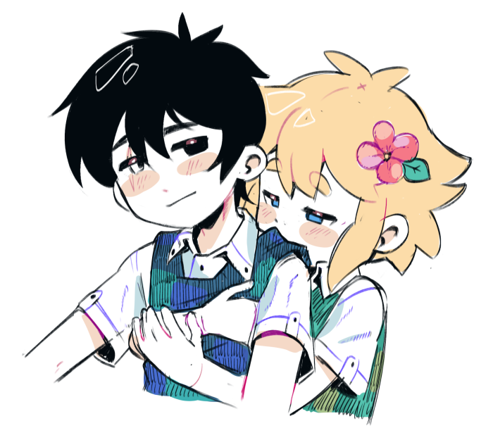 Sunny and Basil from OMORI Embrace