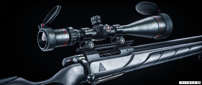 Sniper rifle scope in Hitman 3