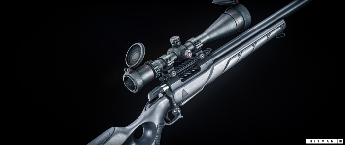 Sniper rifle with scope from Hitman 3