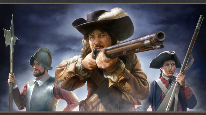 Europa Universalis IV soldiers with muskets and halberd