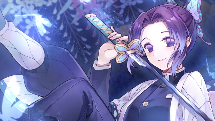 Shinobu Kochou from Demon Slayer: Kimetsu No Yaiba 4K