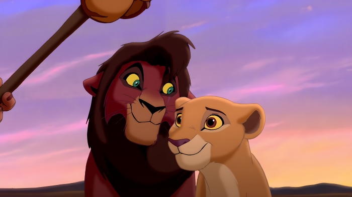 Kovu and Kiara from The Lion King 2