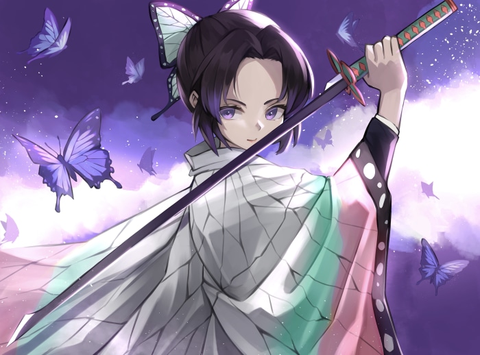 Shinobu Kochou from Demon Slayer Artwork