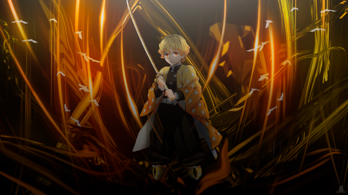 Zenitsu Agatsuma from Demon Slayer: Kimetsu No Yaiba