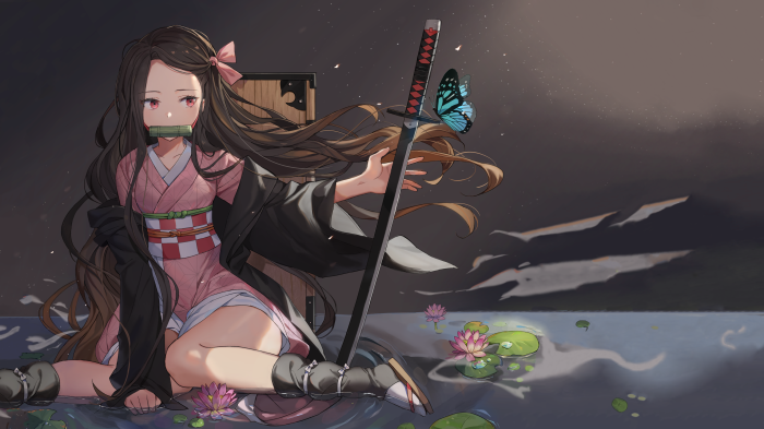 Nezuko Kamado from Demon Slayer: Kimetsu No Yaiba 4K
