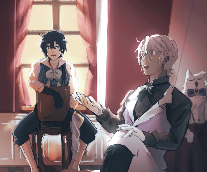 Vanitas and Noé from The Case Study Of Vanitas