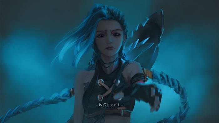 Jinx from Arcane League of Legends