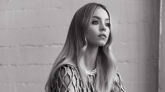 Sydney Sweeney in Black and White