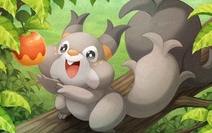 Skwovet from Pokémon Sword and Shield