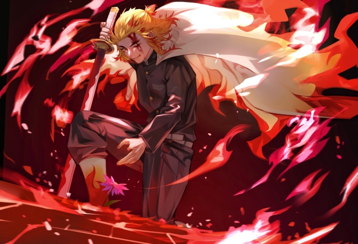 Kyojuro Rengoku from Demon Slayer: Kimetsu No Yaiba