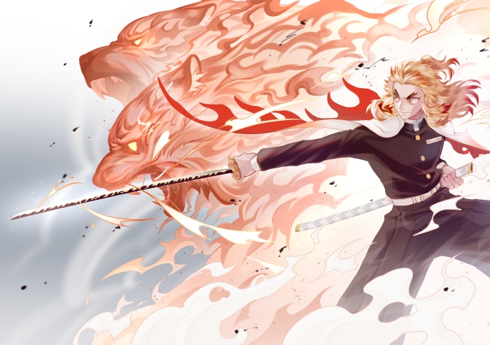 Kyojuro Rengoku from Demon Slayer: Kimetsu No Yaiba