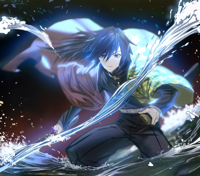 Giyuu Tomioka from Demon Slayer: Kimetsu No Yaiba