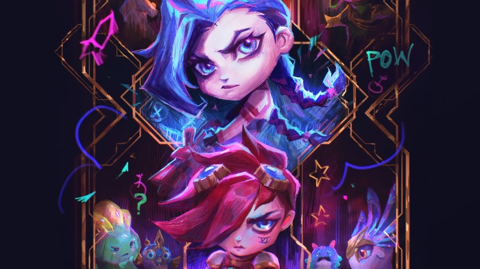 Jinx and Vi from Arcane 4K