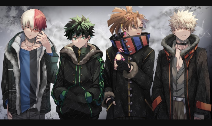 My Hero Academia Characters Group Art