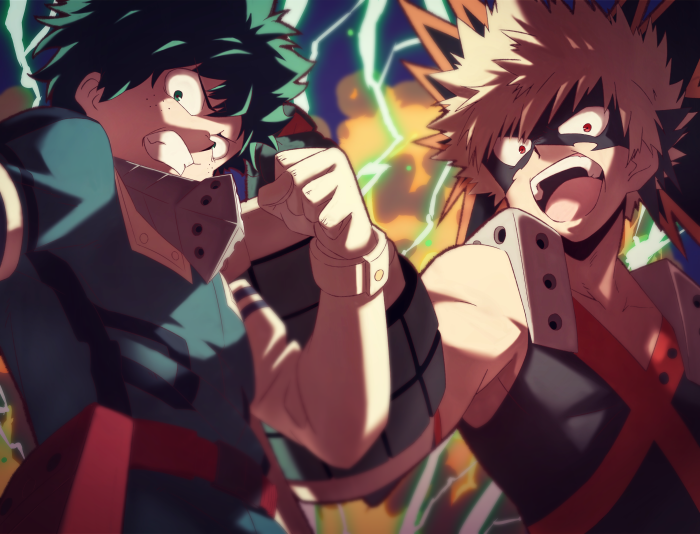 My Hero Academia 4K, Katsuki Bakugou, Izuku Midoriya, HD Wallpaper ...