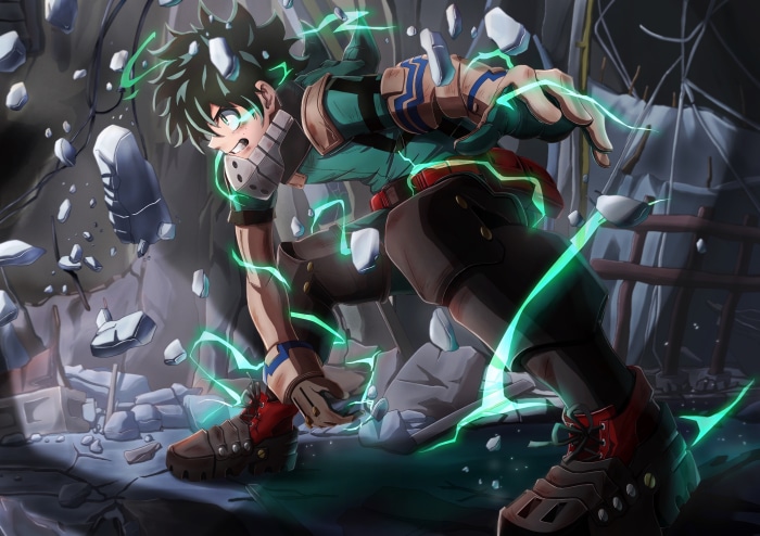 Izuku Midoriya from My Hero Academia