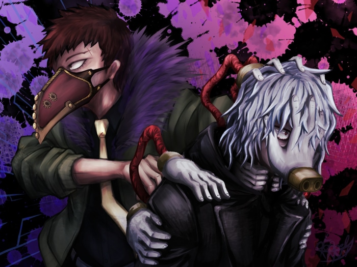 Kai Chisaki and Tomura Shigaraki from My Hero Academia
