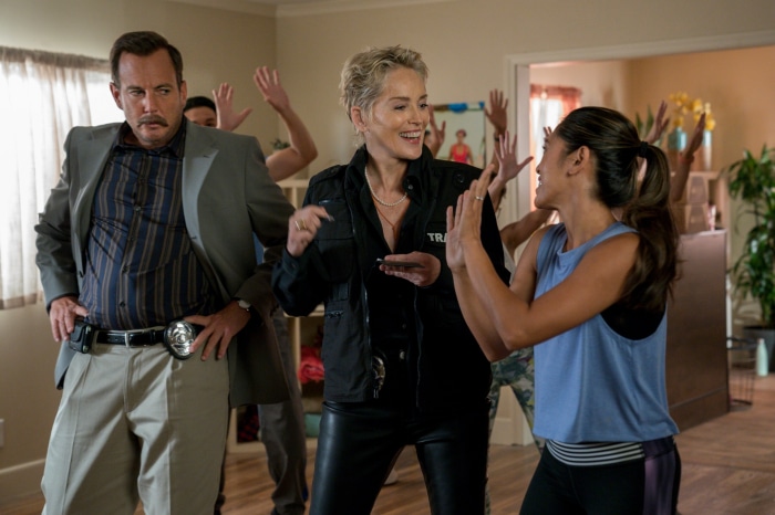 Sharon Stone and Will Arnett in Murderville