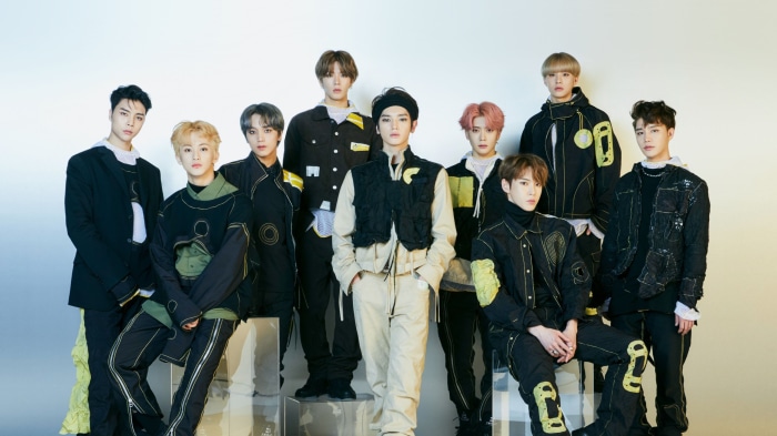 NCT members posing for a group photo
