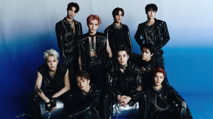 NCT members in black outfits
