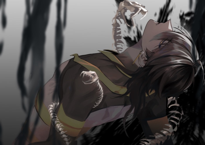 Rider from Fate/Grand Order with snake