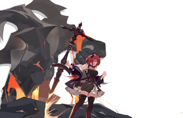 Surtr from Arknights 4K