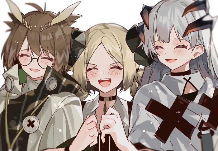 Three girls from Arknights
