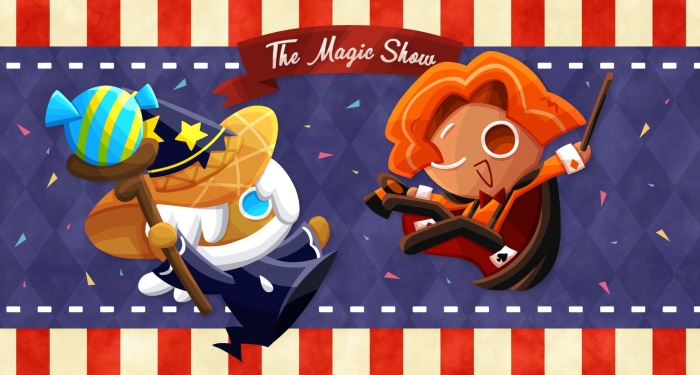 Cinnamon Cookie and Wizard Cookie from Cookie Run: OvenBreak