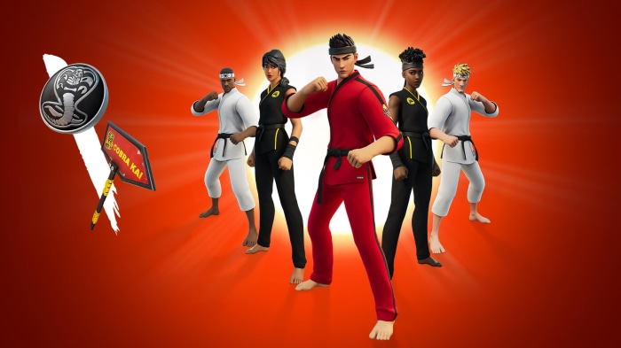 Cobra Kai characters and items in Fortnite