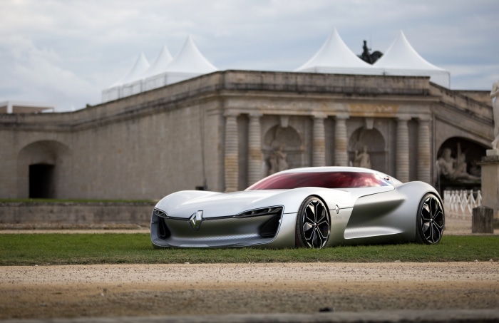 Renault Trezor concept car on grass